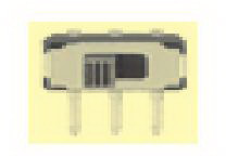 knitter-switch-MMP122-R Coulisse de commutateur Switch Slide ON ON SPDT Side Slide 0.2A 12VDC 5000Cycles PC Pins Thru-Hole