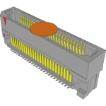 Conn Micro High Speed Socket Strip SKT 50 POS 0.8mm Solder ST Top Entry SMD Edge Rate® T/R