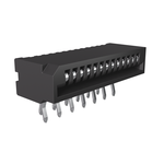 1.00mm Flex Connectors, HLW-R series, 13 Position, Side Entry Non-ZIF Connector, 1mm (0.039inch) Pitch, Kinked Terminal