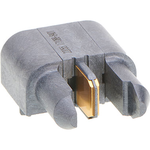 EXTreme Ten60Power Right-Angle Plug with Guides, 1 Split Power Circuit, Press Fit Tail