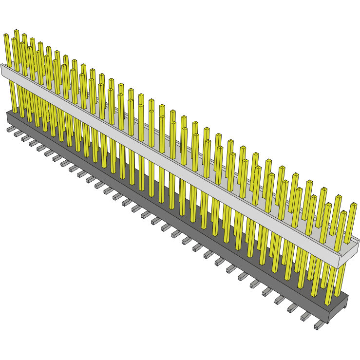 Samtec-HW-32-11-S-D-598-SM-LC Steckverbinderleisten und Leiterplattenbuchsen Conn Board Stacker HDR 64 POS 2.54mm Solder ST Top Entry SMD Tube