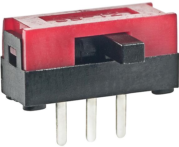 NKK Switches-SS12SBH2 Interruttore a slitta Switch Slide ON None ON SPDT Side Slide 0.1A 30VDC 10000Cycles PC Pins Thru-Hole