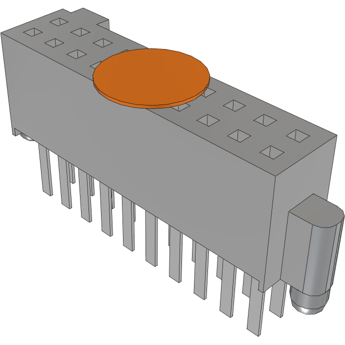Samtec-SFM-110-01-L-D-A-K Steckverbinderleisten und Leiterplattenbuchsen Conn Socket Strip SKT 20 POS 1.27mm Solder ST Top Entry Thru-Hole TIGER EYE™ Tube
