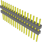 Conn Board Stacker HDR 17 POS 2.54mm Solder ST Top Entry Thru-Hole Bulk