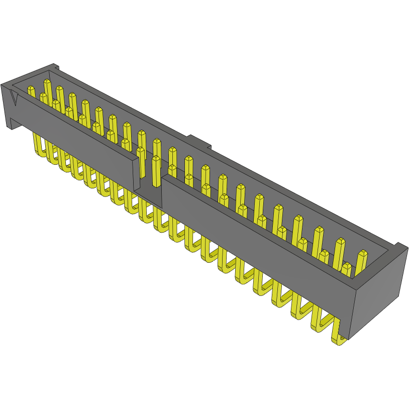 Samtec-LTMM-120-02-G-D-RA Steckverbinderleisten und Leiterplattenbuchsen Conn Shrouded Header HDR 40 POS 2mm Solder RA Thru-Hole Tube