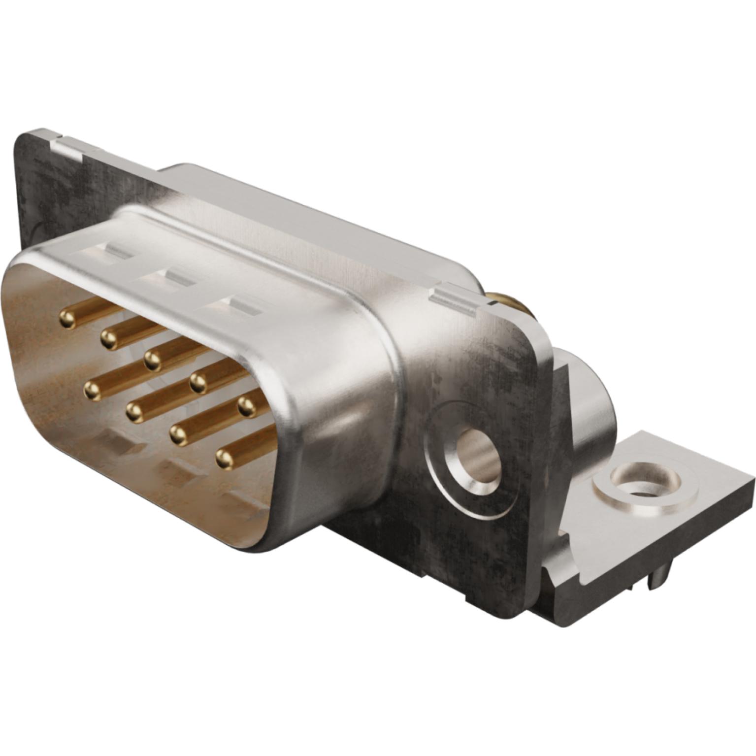 Molex-1731090166 Steckverbinder, D-Sub Conn D-Sub PIN 9 POS 1.37mm Solder RA Thru-Hole 9 Terminal 1 Port Carton