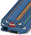 PHOENIX CONTACT-3210342 Steckverbinder, Klemmenblöcke Conn Knife Disconnect Terminal Block 4 POS Push-In Spring T DIN Rail 9A