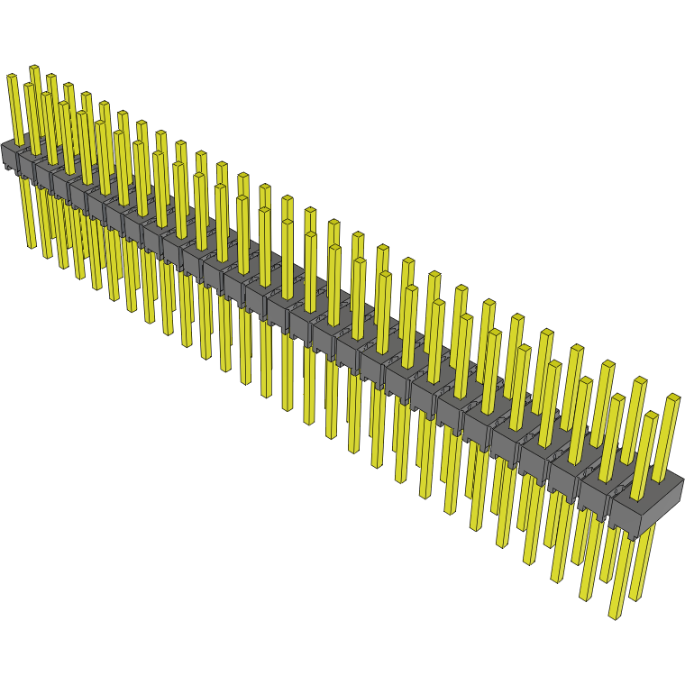 Samtec-MTSW-128-09-G-D-280 Steckverbinderleisten und Leiterplattenbuchsen Conn Unshrouded Header HDR 56 POS 2.54mm Solder ST Top Entry Thru-Hole Bulk