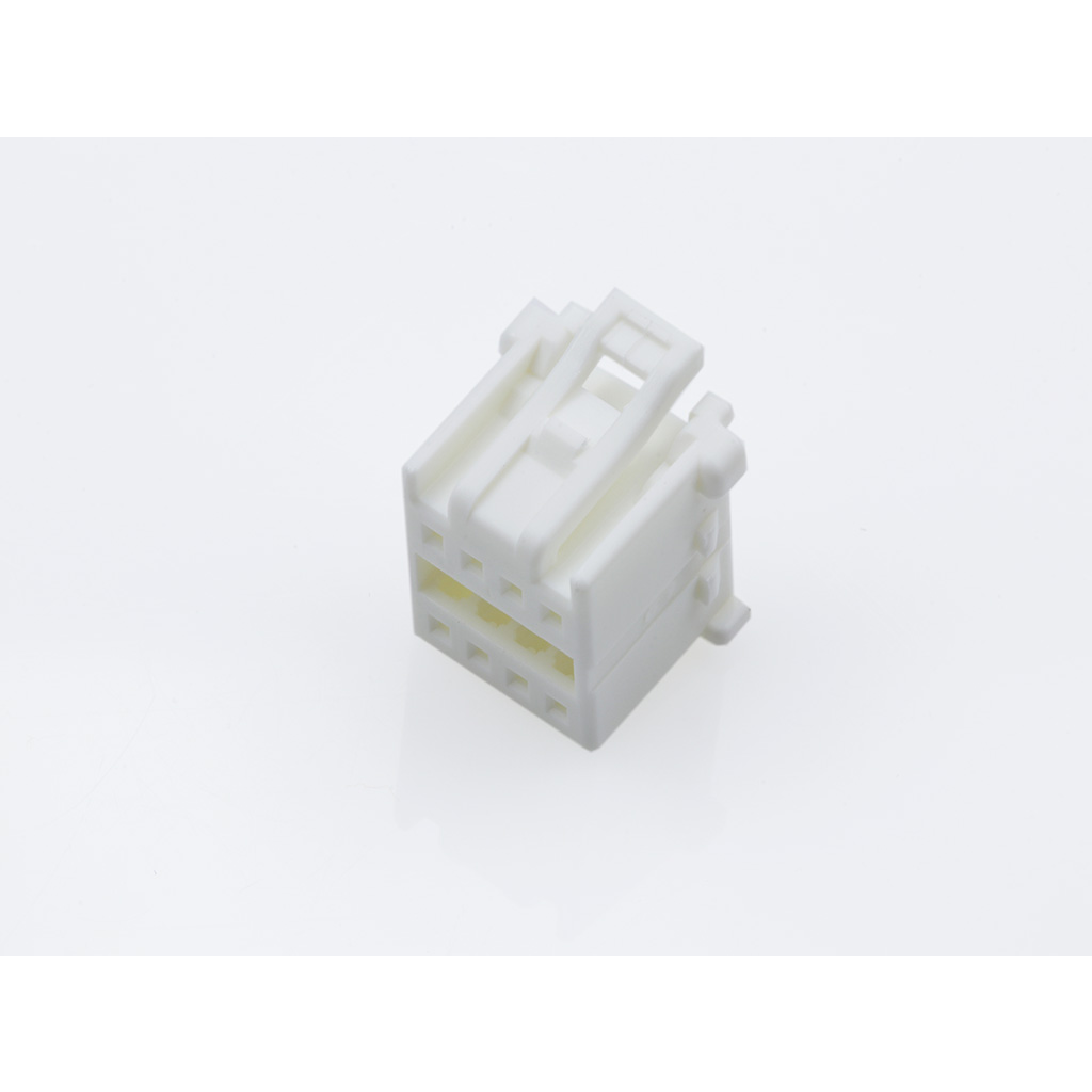 Molex-513530800 Connector Discrete Wire Housing Conn Housing F 8 POS 2mm Crimp ST Cable Mount Natural MicroClasp™ Bag