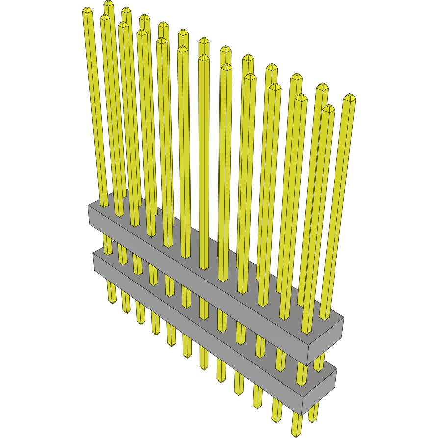 Samtec-TW-12-12-G-D-280-150 Steckverbinderleisten und Leiterplattenbuchsen Conn Board Stacker HDR 24 POS 2mm Solder ST Top Entry Thru-Hole Bulk