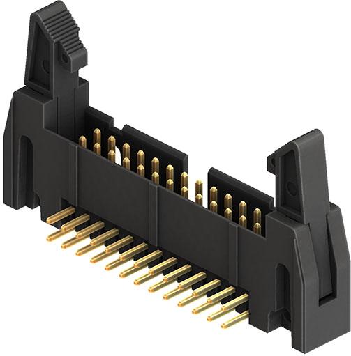 CnC Tech, LLC-3010-26-002-13-00 Connector Headers and PCB Receptacles Conn Ejector Header HDR 26 POS 2.54mm Solder RA Side Entry Thru-Hole