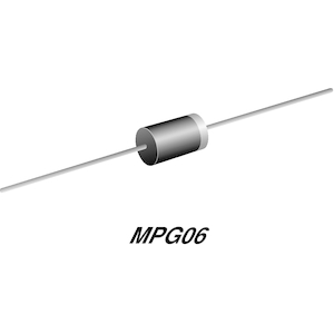 Vishay-MPG06G-E3/54 Gleichrichter Diode Switching 400V 1A 2-Pin Case MPG06 T/R