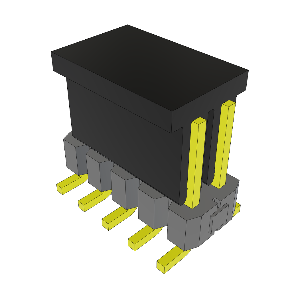 Samtec-TSM-105-01-TM-DV-A-P Steckverbinderleisten und Leiterplattenbuchsen Conn Unshrouded Header HDR 10 POS 2.54mm Solder ST Top Entry SMD Tube