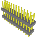 Conn Board Stacker HDR 24 POS 2.54mm Solder ST Top Entry Thru-Hole Bulk