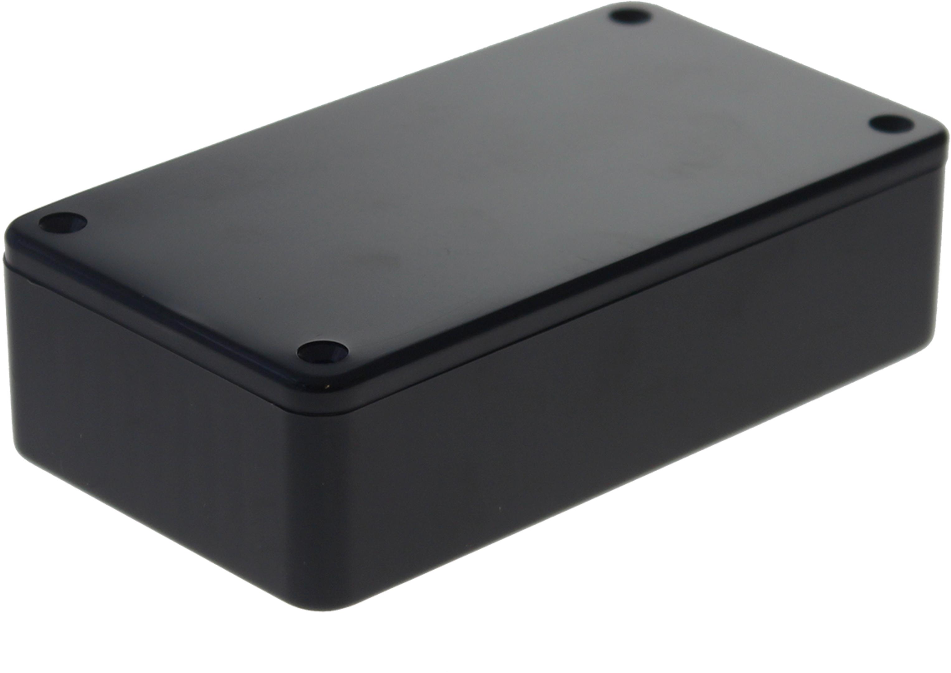 CamdenBoss Ltd-BIM2003/13-BLK/BLK Kästen, Gehäuse und Gestelle Black Acrylonitrile Butadiene Styrene Wall Mount Universal Enclosure