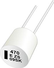 Panasonic-EEH-AZS1V471B Aluminium-Polymer-Kondensator Cap Aluminum Polymer Hybrid 470uF 35VDC 20%( 10 X 15.7mm) Radial 5mm 0.011 Ohm 4A 4000h 125°C Automotive Ammo