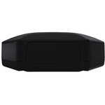 Black Acrylonitrile Butadiene Styrene Wall Mount Hex-Box IoT Enclosure