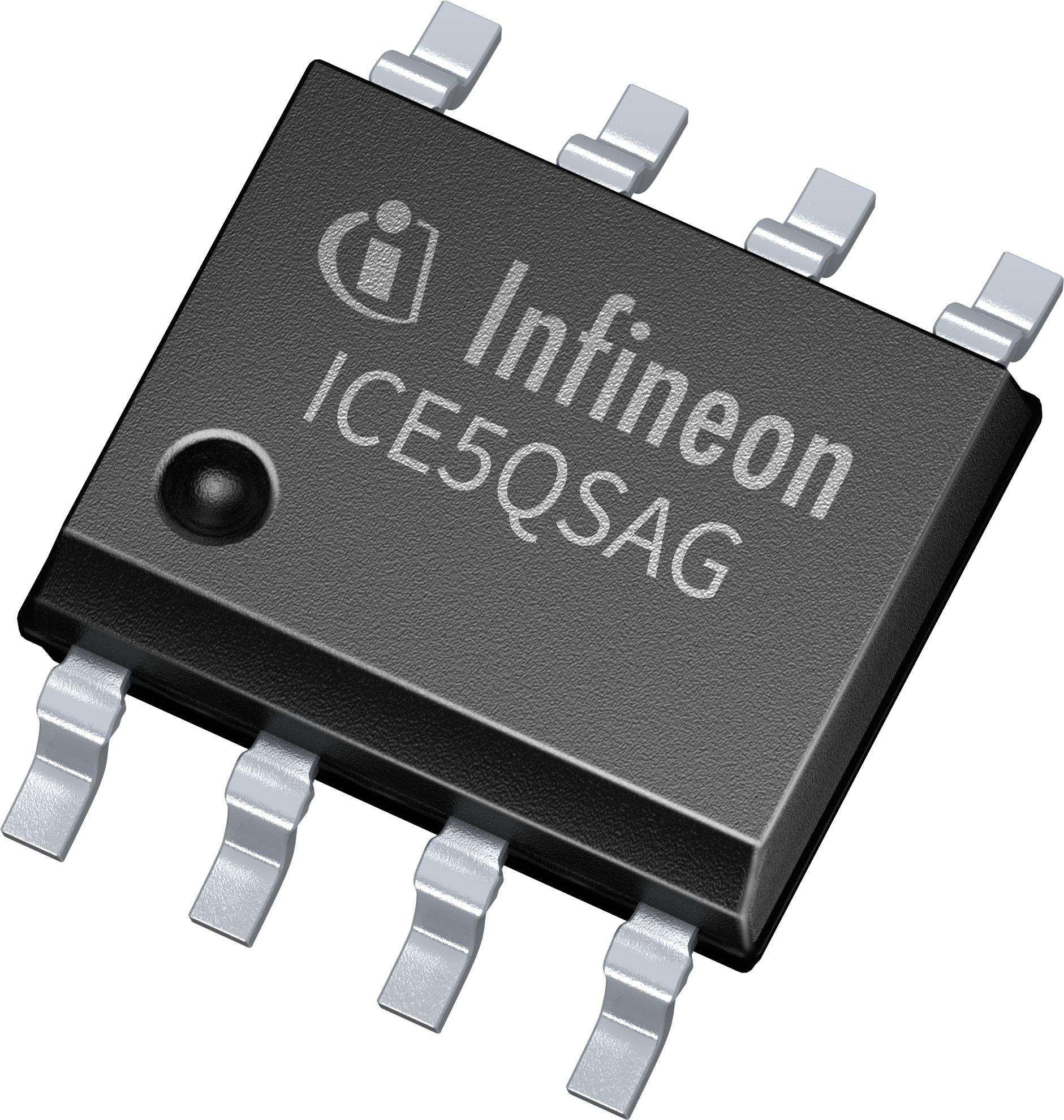 Infineon Technologies AG-ICE5QSAGXUMA1 AC-DC-Umschaltkonverter AC to DC Switching Converter Flyback T/R 8-Pin DSO