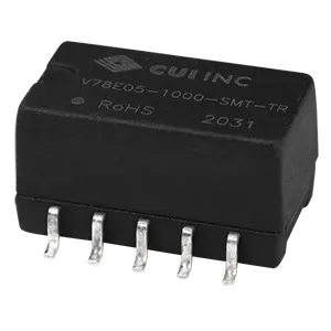 CUI Inc-V78E05-1000-SMT-TR DC to DC Converter and Switching Regulator Module Module DC-DC 24VIN 1-OUT 5V 1A 5W 8-Pin SMD Module T/R