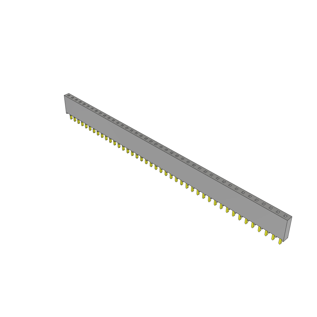 Samtec-SSQ-142-01-S-S Steckverbinderleisten und Leiterplattenbuchsen Conn Socket Strip SKT 42 POS 2.54mm Solder ST Top Entry Thru-Hole Bulk