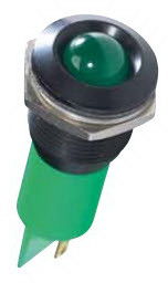 Apem Components-Q16P1BXXW12E Panel Mount Indicators LED Panel Mount Indicator Uni-Color White 350mcd 2-Pin