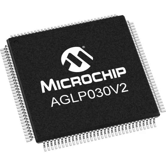 Microchip Technology-AGLP030V2-VQG128 FPGA FPGA IGLOO PLUSFamily 30KGates 256Cells 526.32MHz/892.86MHz 1.2V/1.5V 128-Pin VTQFP Tray