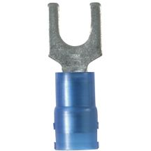 Panduit-PN14-8F-C Terminales del conductor Fork Terminal 14-18AWG Copper Blue 21.59mm Tin Bottle