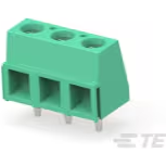 TE Connectivity-282837-3 Bloques terminales del conector Conn Eurostyle Block F 3 POS 5.08mm Solder ST Thru-Hole 13.5A/Contact Box