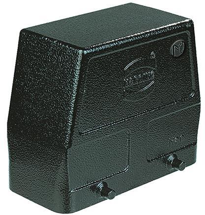 HARTING-19370160527 Schrumpfbalgenadapter Hood 90° 16B Shell Size Powder Die Cast Aluminum Double Lock Han®