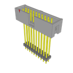 Conn Elevated Shrouded Header HDR 20 POS 2.54mm Solder ST Thru-Hole Bulk