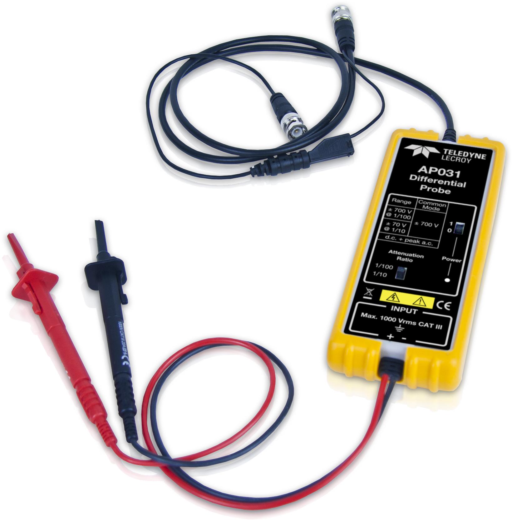 Teledyne LeCroy-AP031 Test and Measurement Accessories 700 V, 25 MHz High-Voltage Differential Probe (÷10, ÷100)
