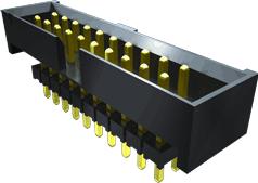 Samtec-ZLTMM-125-70-G-D-573 Steckverbinderleisten und Leiterplattenbuchsen Conn Elevated Shrouded Header HDR 50 POS 2mm Solder ST Thru-Hole Bulk