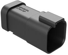 Amphenol-AT04-6P-EP13 Steckverbinderleisten und Leiterplattenbuchsen Conn Shrouded Header (4 Sides) HDR 6 POS Crimp ST Cable Mount