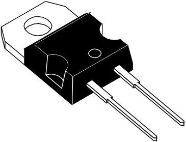 STMicroelectronics-STPSC6C065DY Rectifiers Diode Schottky SiC 650V 6A 2-Pin(2+Tab) TO-220AC Tube Automotive AEC-Q101