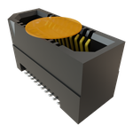 Conn Micro High Speed Socket Strip SKT 20 POS 0.8mm Solder ST SMD T/R