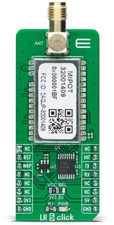 MikroElektronika-MIKROE-4618 RF/Drahtlos-Entwicklungsplatinen und Kits 32001409 RF Transceiver Click Board