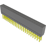 Conn Elevated Socket SKT 46 POS 2.54mm Solder ST Top Entry Thru-Hole Tube