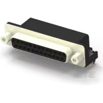 TE Connectivity-2301846-1 Steckverbinder, D-Sub Conn D-Sub SKT 15 POS 1.39mm Solder RA Thru-Hole 15 Terminal 1 Port