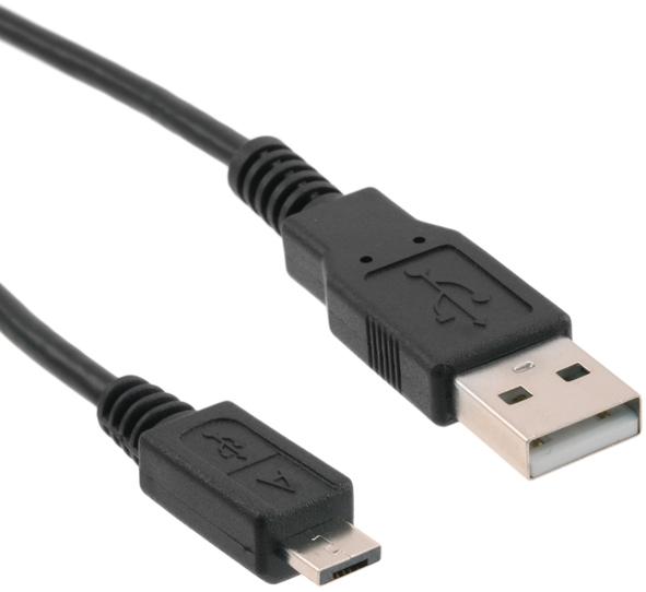 CnC Tech, LLC-102-1072-BL-00050 USB Kabelbaugruppen Cable Assembly USB 0.5m Micro USB Type A to USB Type A 5 to 4 POS M-M 28AWG