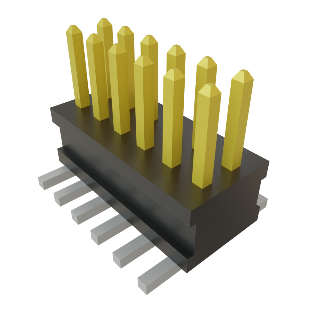 Samtec-FTSH-106-01-F-DV-A Steckverbinderleisten und Leiterplattenbuchsen Conn Unshrouded Header HDR 12 POS 1.27mm Solder ST Top Entry SMD TIGER CLAW™ Tube