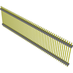 Conn Board Stacker HDR 50 POS 2.54mm Solder ST Top Entry Thru-Hole Bulk