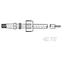 TE Connectivity-868361-001 Cable Assembly DC Power Cable Assembly DC Power Lead 2.006m 16AWG LGH 1 POS SKT