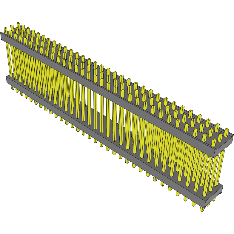 Samtec-DW-32-11-T-T-750 Steckverbinderleisten und Leiterplattenbuchsen Conn Board Stacker HDR 96 POS 2.54mm Solder ST Top Entry Thru-Hole Bulk