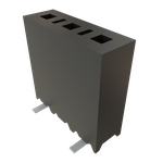 Conn Socket Strip SKT 3 POS 2.54mm Solder ST Top Entry SMD Tube
