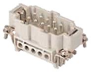 Molex-7310.6104.1 Raccordement rectangulaire Conn Rectangular Screw Terminal Insert Male 10-Pole 16A without Wire Protection Silver (Ag) Plated Contacts