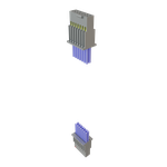 Cable Assembly Discrete Wire 0.304m 28AWG Socket Strip to Socket Strip 14 to 14 POS SKT-SKT Crimp-Crimp TIGER EYE™ Layer