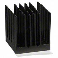 Advanced Thermal Solutions-ATS-55230W-C1-R0 Disipador de calor Heat Sink Passive BGA Cross-Cut Adhesive Aluminum 6.03°C/W Black Anodized