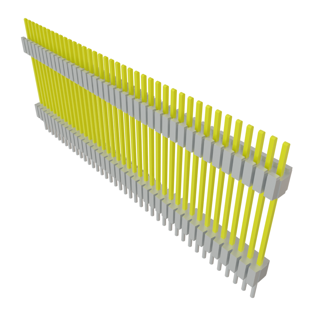 Samtec-DWM-40-60-L-S-590 Steckverbinderleisten und Leiterplattenbuchsen Conn Board Stacker HDR 40 POS 1.27mm Solder ST Thru-Hole Tube