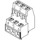 Molex-0398900606 Blocchi terminali connettore Conn Eurostyle Block 6 POS 5mm Solder ST Thru-Hole 17.5A/Contact Eurostyle™