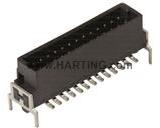 HARTING-15110202401000 Steckverbinderleisten und Leiterplattenbuchsen Conn Shrouded Header HDR 20 POS 1.27mm Solder ST SMD har-flex® T/R